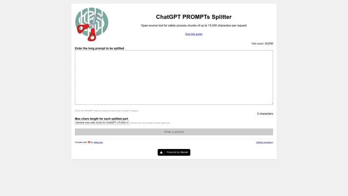 Prompt splitter