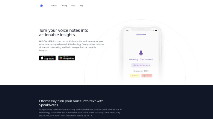 SpeakNotes