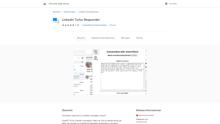 LinkedIn Turbo Responder