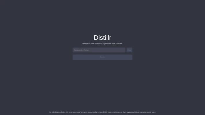 Distillr