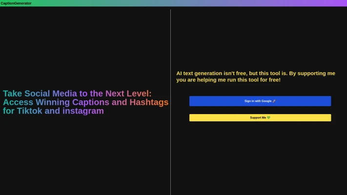 Captiongenerator